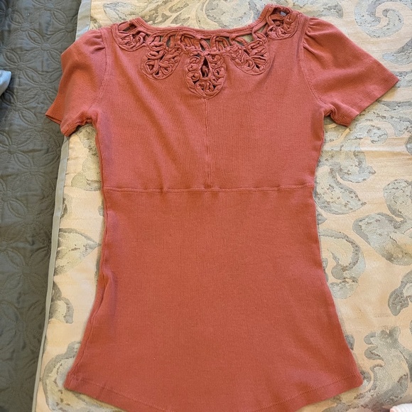 Free People Pink Shirt - Picture 4 of 5